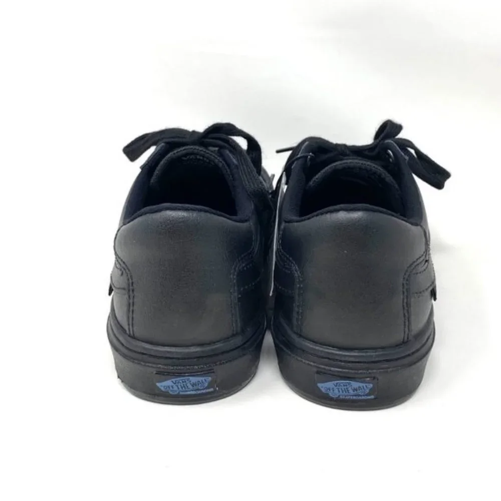 💖MEGA SALE💖Vans Berle Skateboarding Casual Women Black Leather VN0A5JIJ9BK